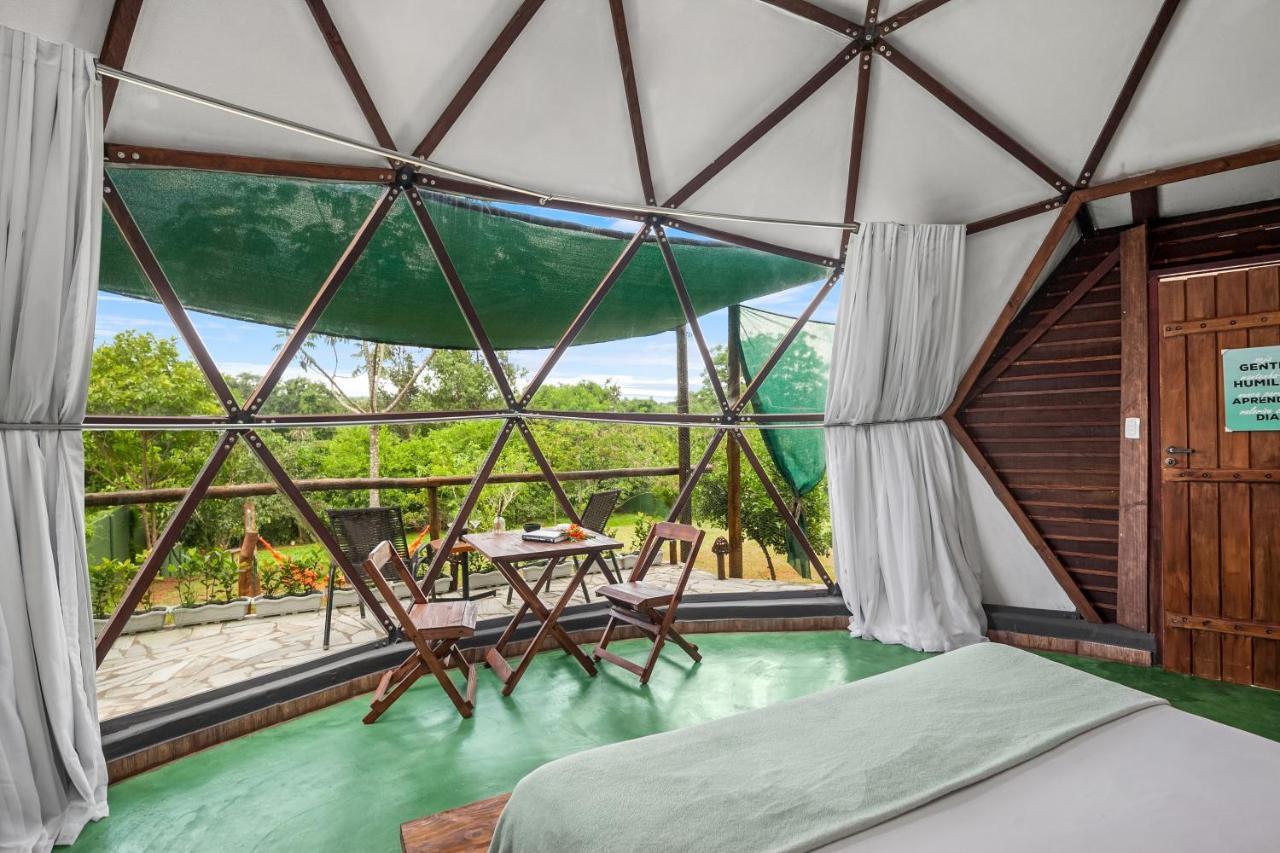Glamping Serra Da Canastra - Casinha De Hortela - Domo Embauba Delfinópolis Dış mekan fotoğraf